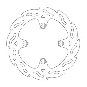 Moto-Master Flame Jarrulevy taakse Triumph: Thruxton, Sprint, Speed Triple, Tige