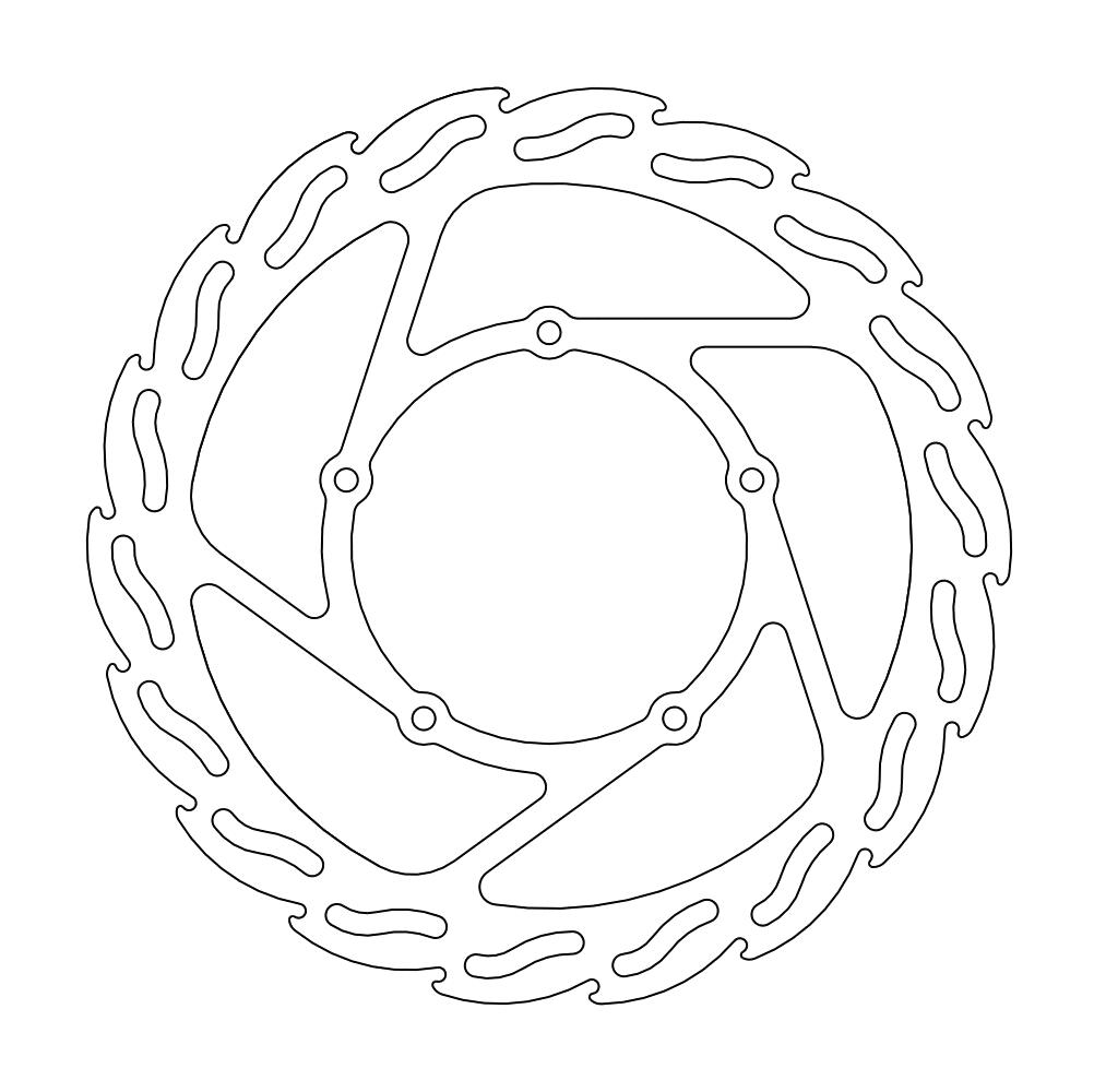 Moto-Master Flame Jarrulevy eteen BMW