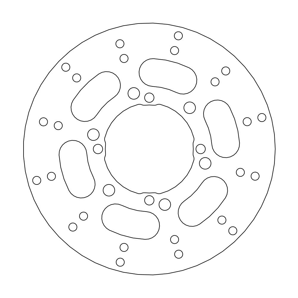 Moto-Master Jarrulevy eteen Polaris