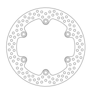 Moto-Master Halo Jarrulevy taakse Honda: Varadero 1000 ABS, CBR1100XX mustabird,