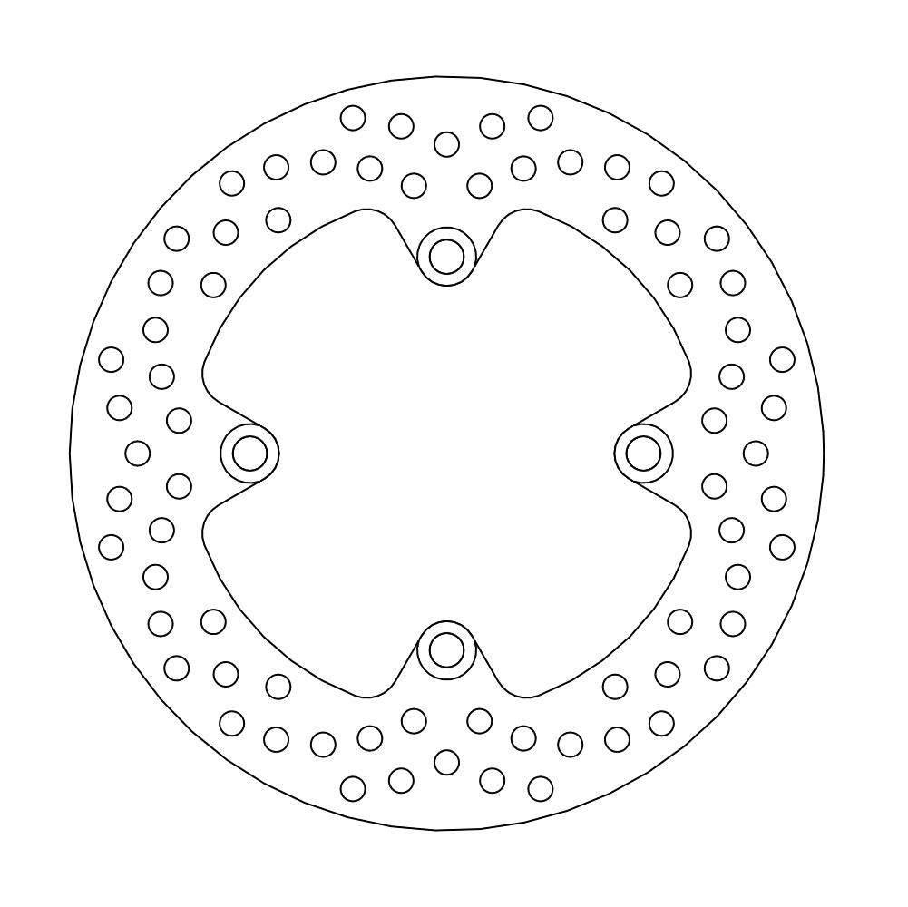 Moto-Master Halo Jarrulevy taakse Kawasaki: ZX12R Ninja