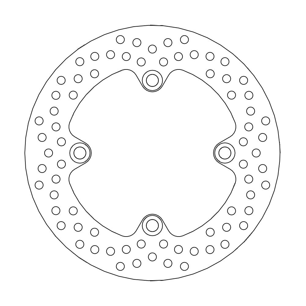 Moto-Master Halo Jarrulevy taakse Honda: CB400/N, CB600F Hornet, CBR600F/Sport/R