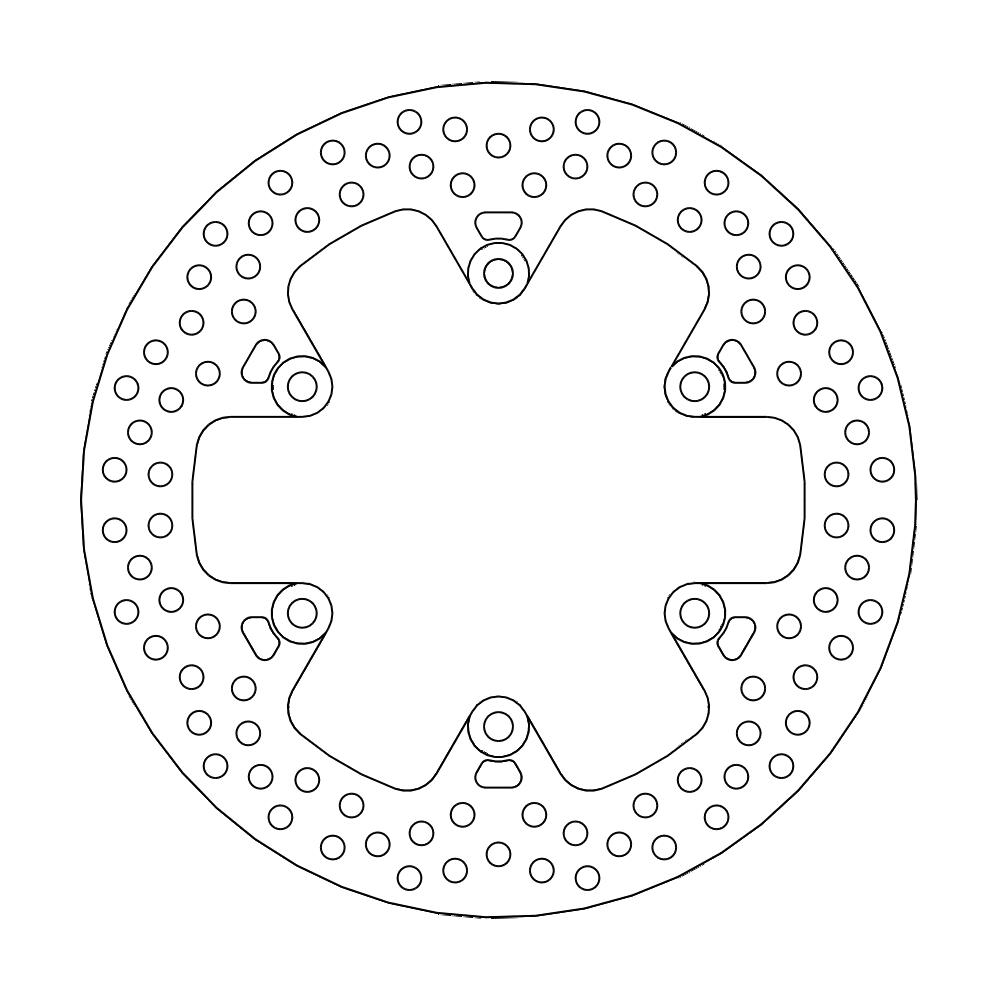 Moto-Master Halo Jarrulevy taakse Ducati: M600/620/750/800/1000, SS600/750/800,