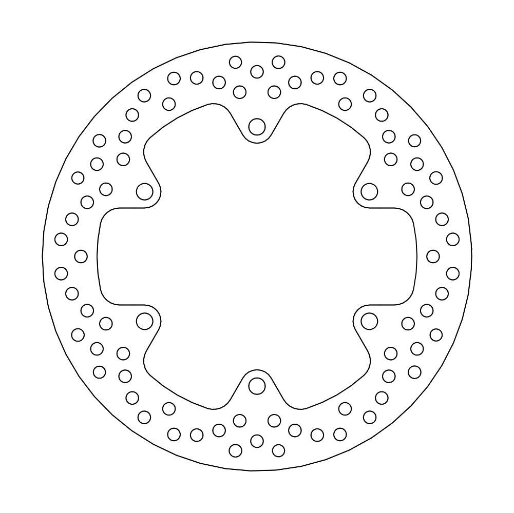 Moto-Master Halo Jarrulevy taakse Yamaha: YZF R1/R6