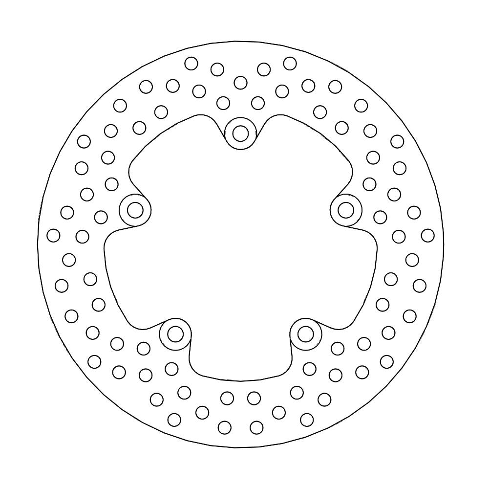 Moto-Master Halo Jarrulevy taakse Aprilia: RSV1000, Shiver 750, RS250, Mana 850