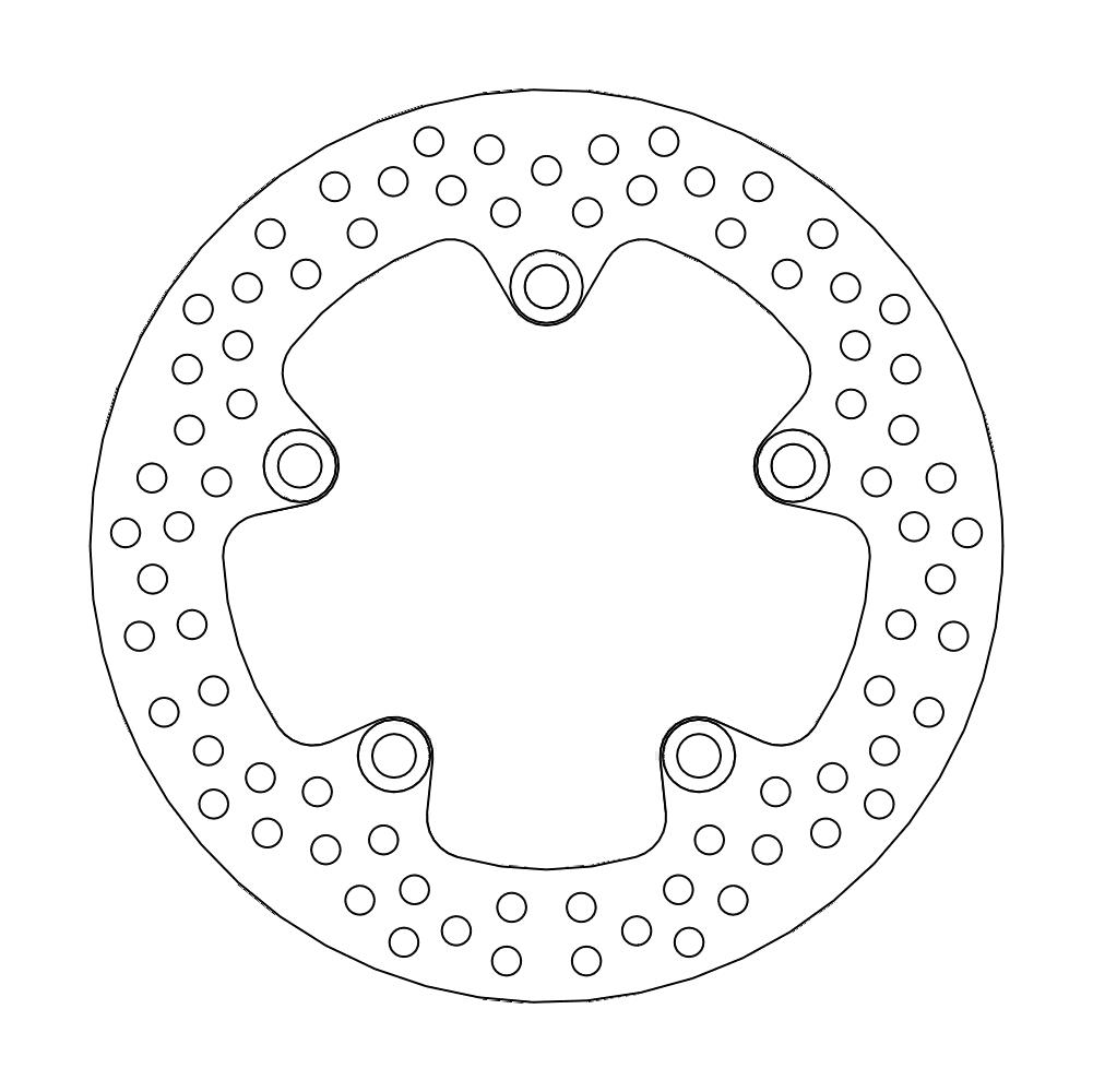 Moto-Master Halo Jarrulevy taakse Yamaha: YZF R1/R6