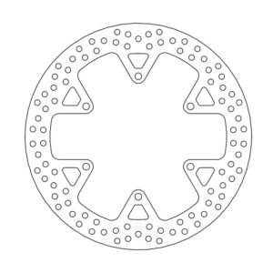 Moto-Master Halo Jarrulevy taakse Yamaha: TDR125, XT600E, XTZ660/Tenere, GTS1000