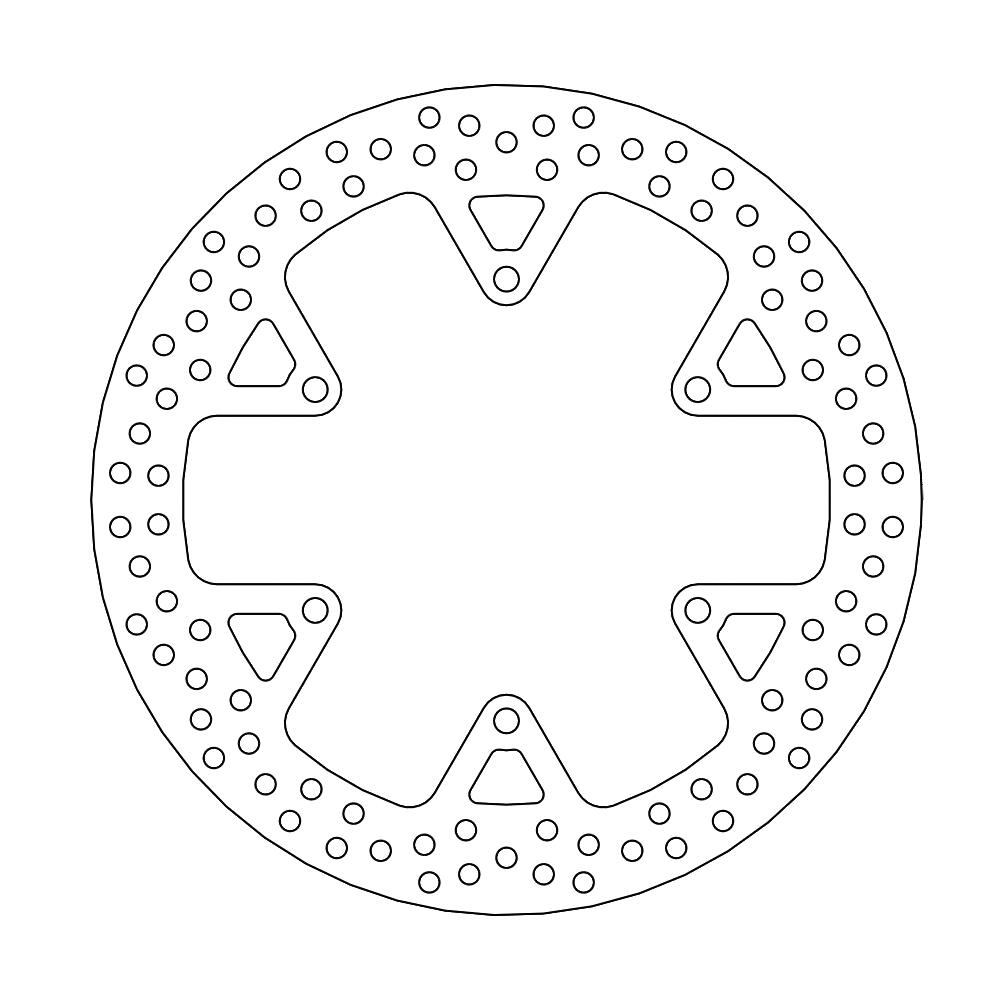 Moto-Master Halo Jarrulevy taakse Yamaha: TDR125, XT600E, XTZ660/Tenere, GTS1000