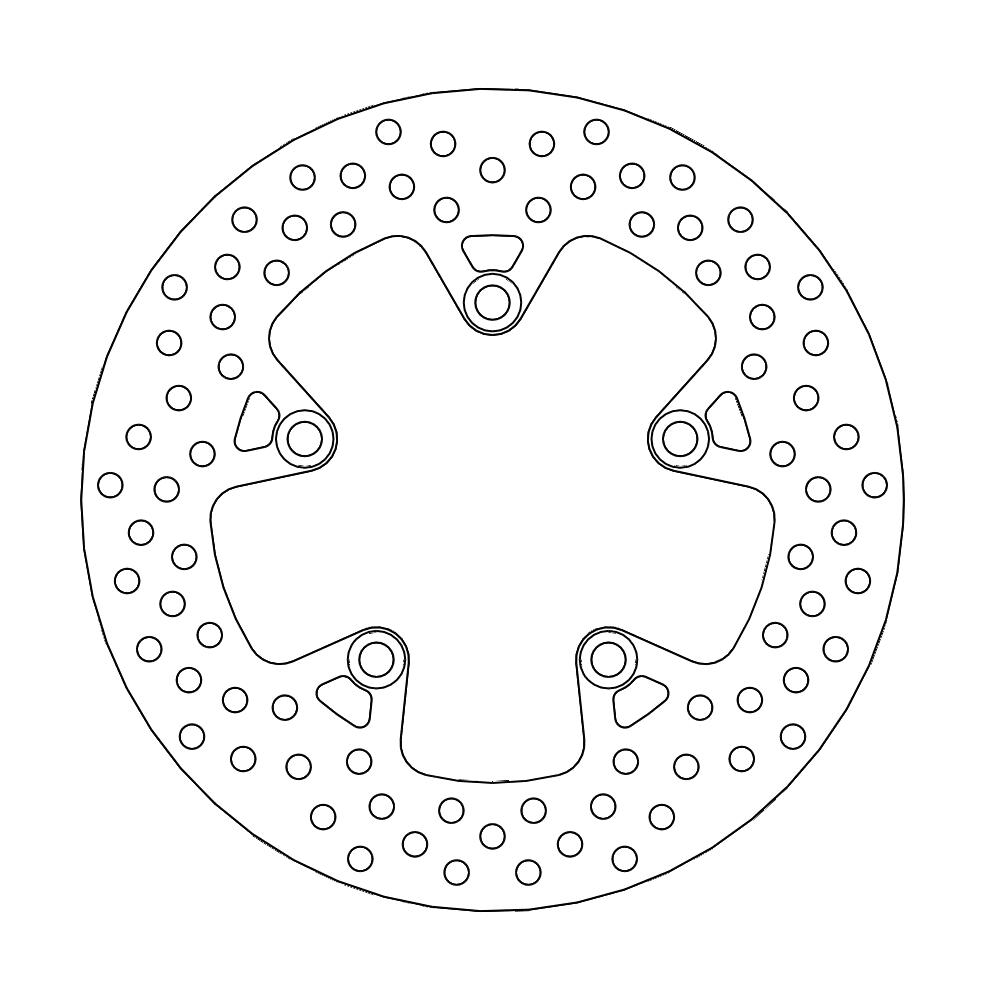 Moto-Master Halo Jarrulevy taakse Kawasaki: ZRX 1100-1200