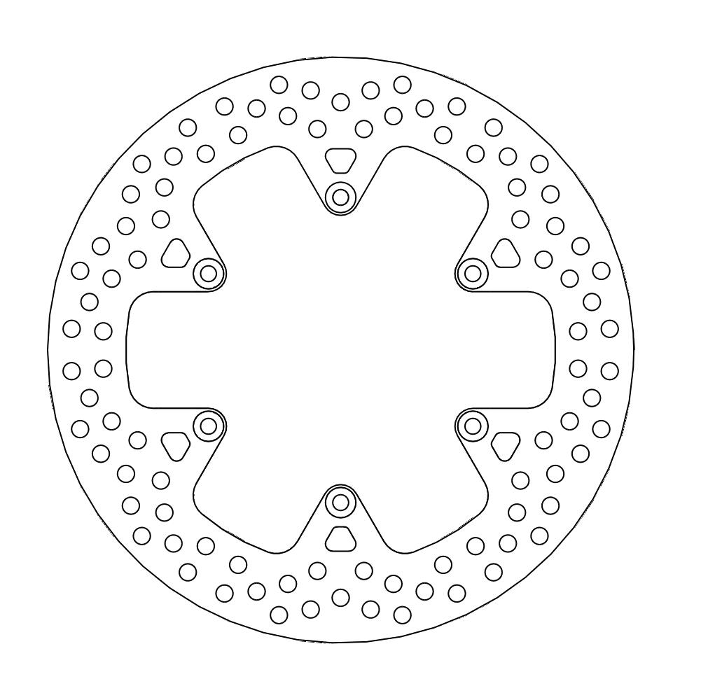 Moto-Master Halo Jarrulevy taakse KTM: 690R/Enduro, 950 Super Enduro R, 690SM/SM