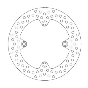 Moto-Master Halo Jarrulevy taakse Honda: CBF500/ABS, CBF600N/S/ABS, Hornet 600,