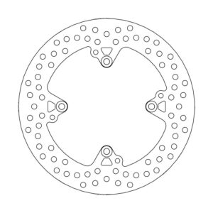 Moto-Master Halo Jarrulevy taakse Ducati: 848, S4R, Monster S2R, Hypermotard, Mo