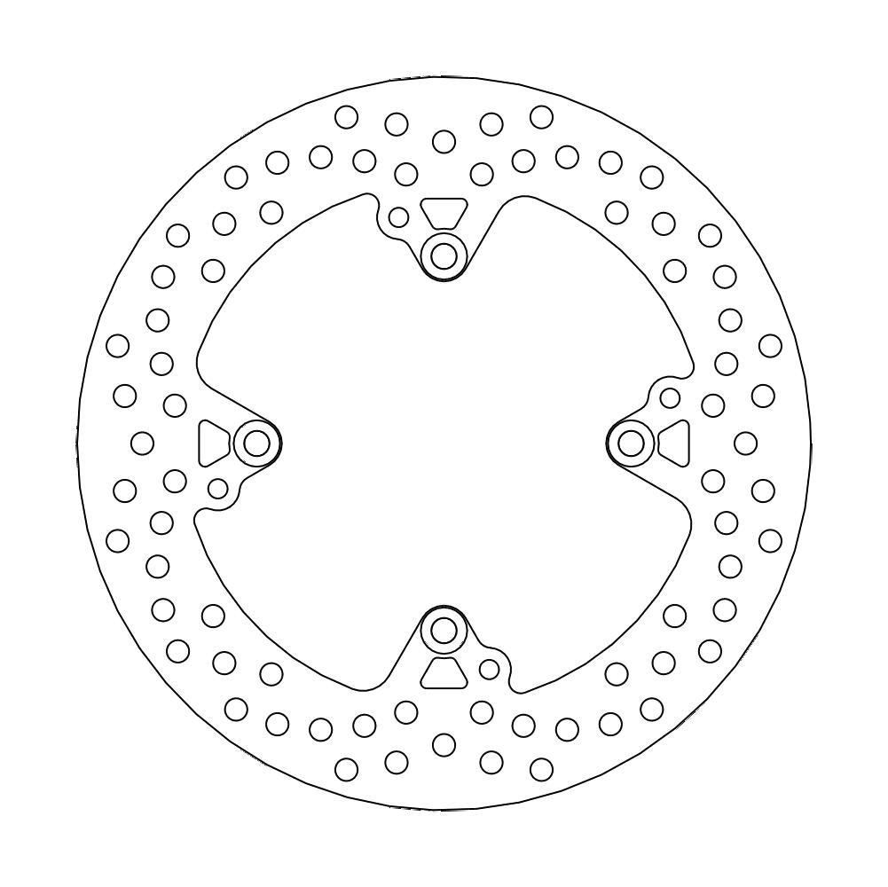 Moto-Master Halo Jarrulevy taakse Ducati: 848, S4R, Monster S2R, Hypermotard, Mo