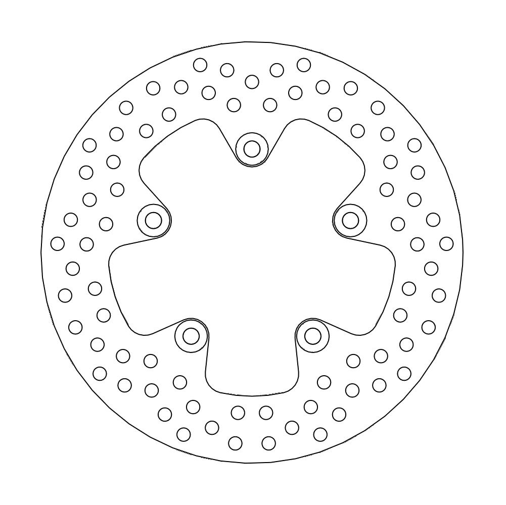 Moto-Master Halo Jarrulevy taakse KTM: RC8