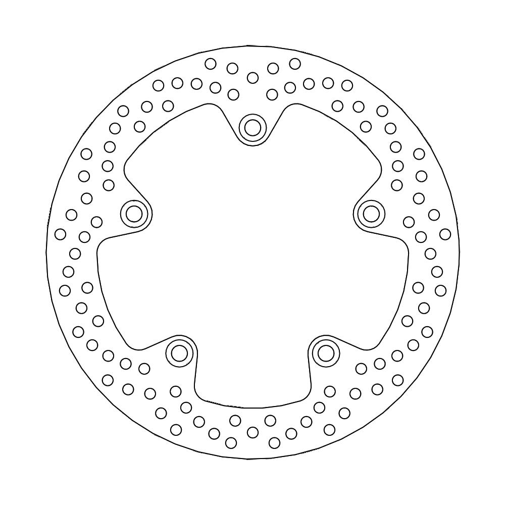Moto-Master Halo Jarrulevy taakse BMW: F650GS, F800GS/S/ST/R, R900RT, K1200R/S,