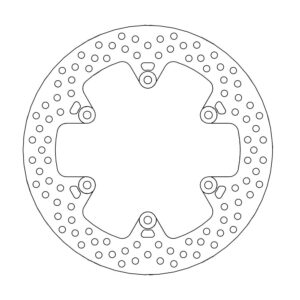 Moto-Master Halo Jarrulevy taakse Yamaha: SR125, RD350/500LC, XJ600/900 FZ750, F