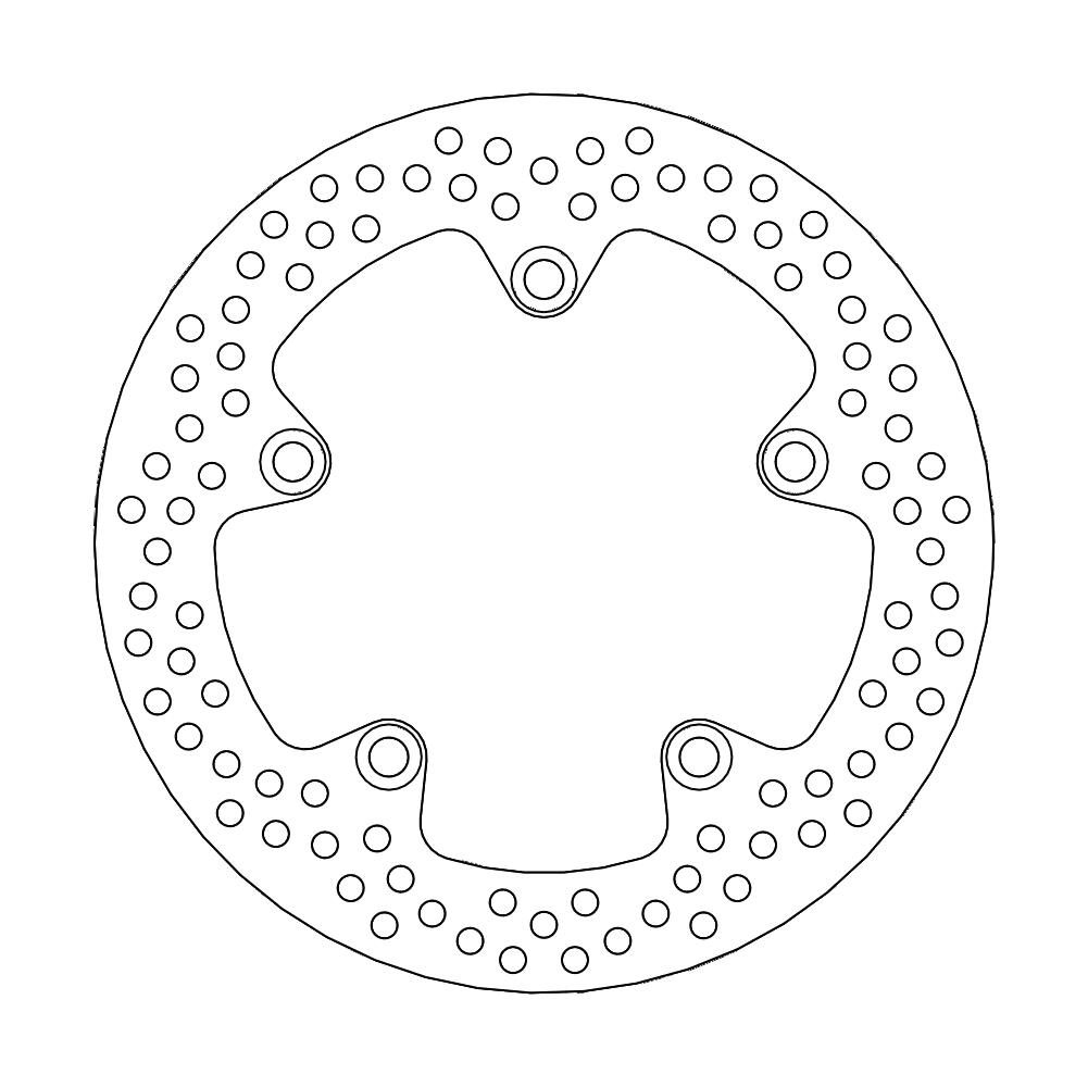 Moto-Master Halo Jarrulevy taakse Suzuki: GSR600/ABS, GSR750, SFV650 Gladius, GS