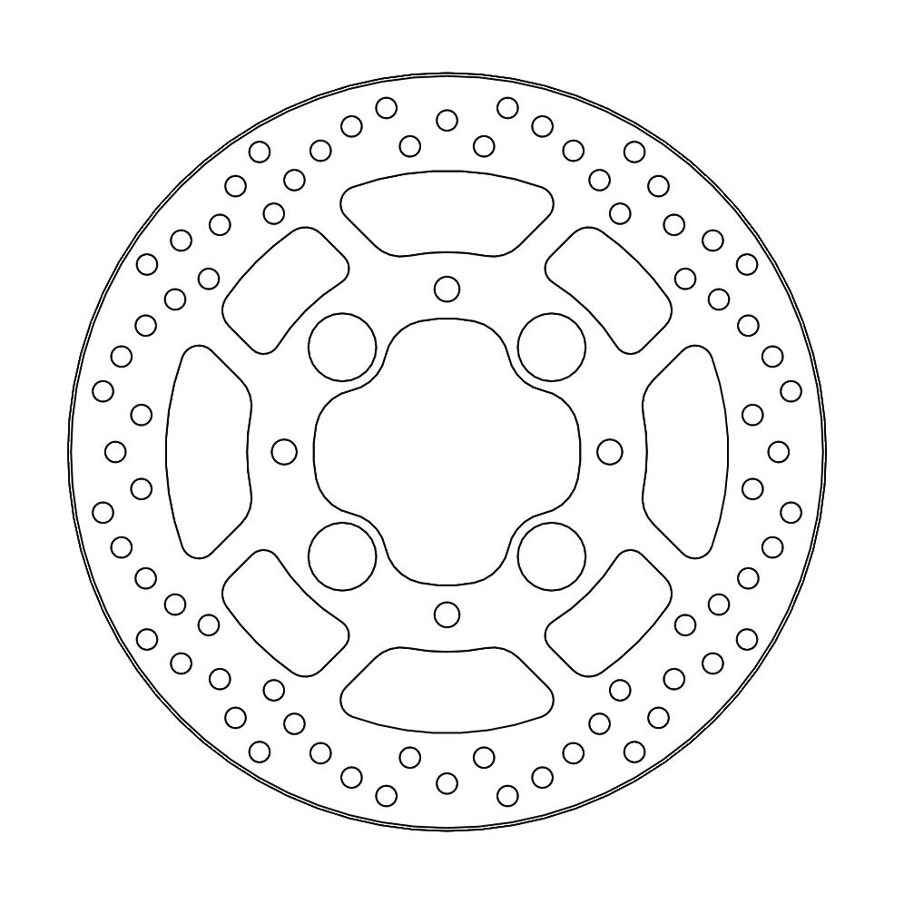 Moto-Master Halo Jarrulevy taakse Honda: CB1000R/ABS, VFR800/ABS