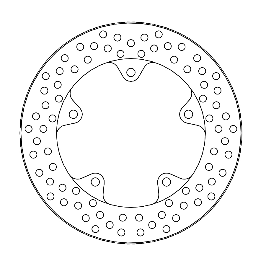 Moto-Master Halo Jarrulevy taakse Aprillia: RSV4/R/Factory/ABS