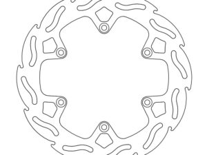 Moto-Master Flame Jarrulevy taakse KTM Factory Sidecar 4.4mm (vasen side mount)