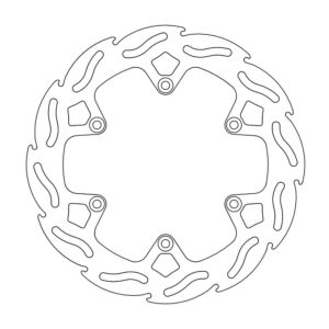 Moto-Master Flame Jarrulevy taakse KTM Factory Sidecar 4.4mm (vasen side mount)