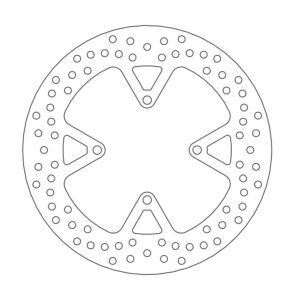 Moto-Master Halo Jarrulevy taakse Suzuki: GS400F/Bandit, GS500E, GSX600F/FM, GSX