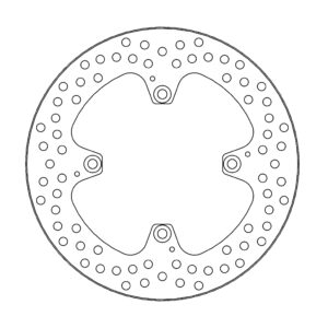 Moto-Master Halo Jarrulevy taakse Ducati (ABS): 848, S4R, Monster S2R, Hypermota