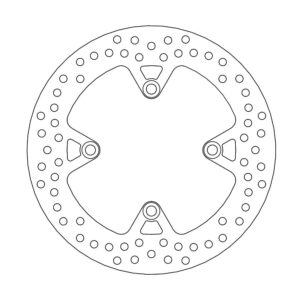 Moto-Master Halo Jarrulevy taakse Tiger 1050