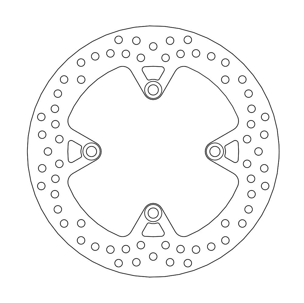 Moto-Master Halo Jarrulevy taakse Tiger 1050
