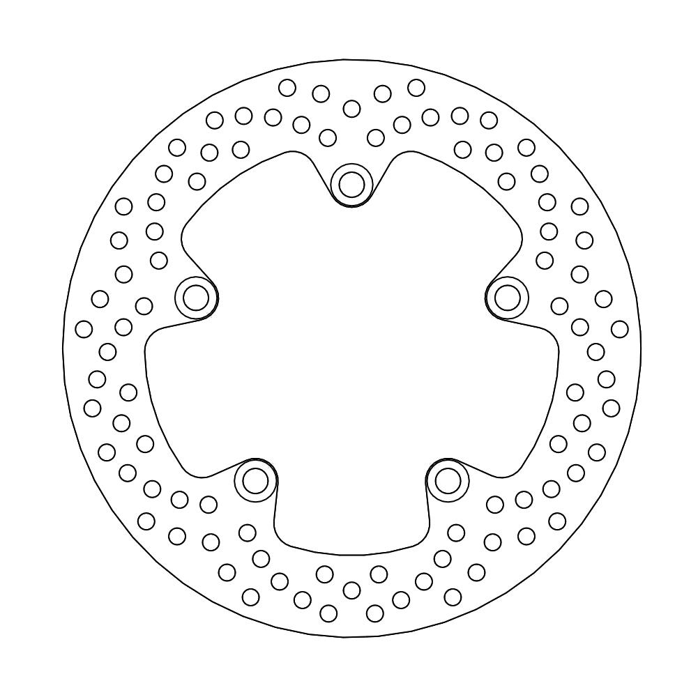 Moto-Master Halo Jarrulevy taakse Honda: NC700 S/D Integra/X Crossover DCT