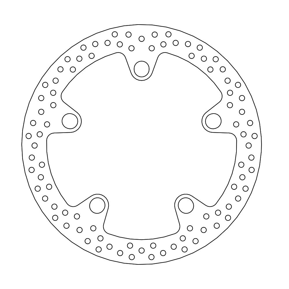 Moto-Master Halo Jarrulevy eteen Honda: VFR1200X Crosstourer