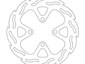 Moto-Master Flame Jarrulevy eteen vasen PCX 125, 150