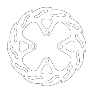 Moto-Master Flame Jarrulevy eteen vasen PCX 125, 150