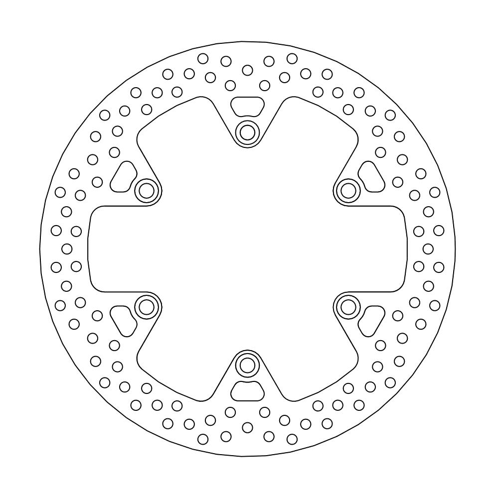 Moto-Master Halo Jarrulevy eteen Honda: CB 500-600, CBF 500-600, CBR 1000F, VFR
