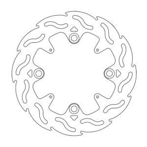 Moto-Master Flame Jarrulevy taakse CBR 250, R