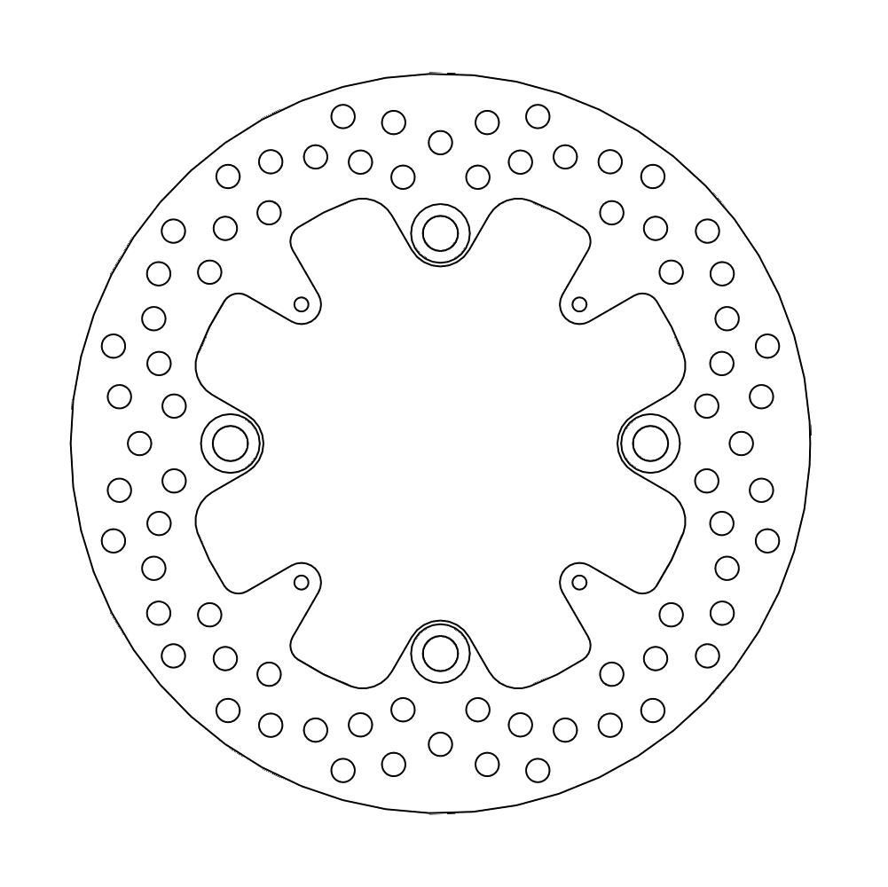 Moto-Master Halo Jarrulevy taakse Honda: CBR250R