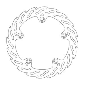 Moto-Master Flame Jarrulevy eteen vasen BMW: C600 Sport/C650GT