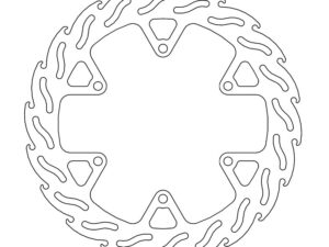 Moto-Master Flame Jarrulevy eteen vasen X-CITY 250