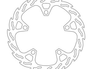 Moto-Master Flame Jarrulevy eteen vasen SRV 850, ABS