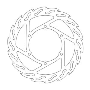 Moto-Master Flame Jarrulevy eteen vasen INAZUMA 250