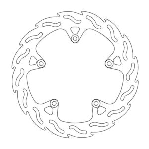 Moto-Master Flame Jarrulevy eteen oikea YP X-MAX 250, ABS, Sport