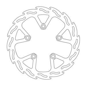 Moto-Master Flame Jarrulevy taakse Tiger Explorer