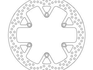 Moto-Master Halo Jarrulevy eteen Honda: V-Twin 250 Magna, NT650, VF750, VT1100,