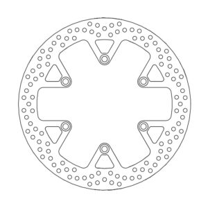 Moto-Master Halo Jarrulevy eteen Honda: V-Twin 250 Magna, NT650, VF750, VT1100,