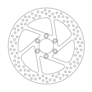 Moto-Master Halo Jarrulevy eteen Suzuki: VS600GL Intruder, VS800GL Intruder, VS1