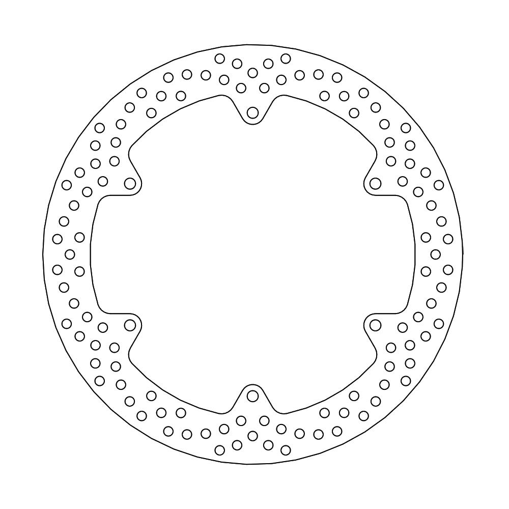 Moto-Master Halo Jarrulevy eteen Yamaha: XJ900 Diversion