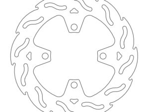 Moto-Master Flame Jarrulevy taakse Triumph: Daytona 675 ABS