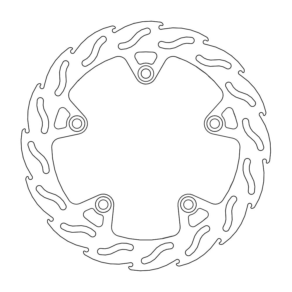 Moto-Master Flame Jarrulevy taakse BMW: R1200GS