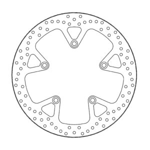 Moto-Master Halo Jarrulevy taakse BMW: K1600GT/GTL (5,5mm disc)