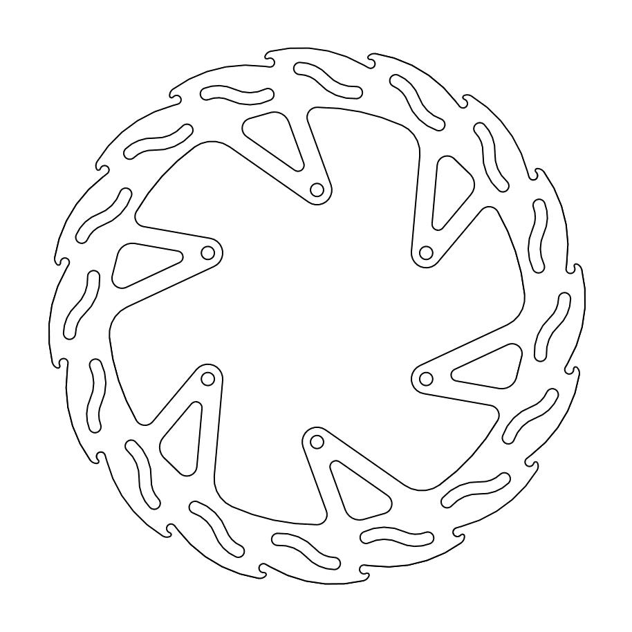 Moto-Master Flame Jarrulevy taakse KTM: 1190 Adventure